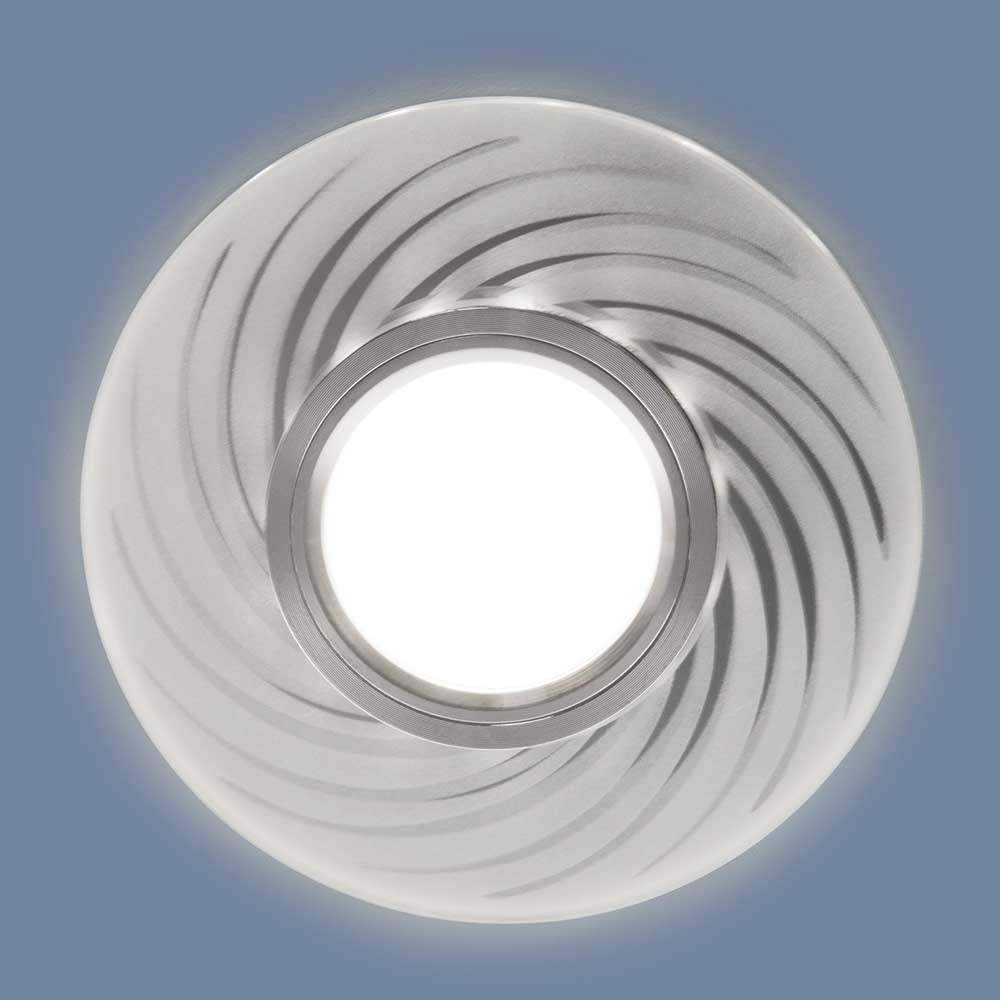 Встраиваемый светильник Elektrostandard 2249 MR16 SL/WH зеркальный/белый 4690389148958