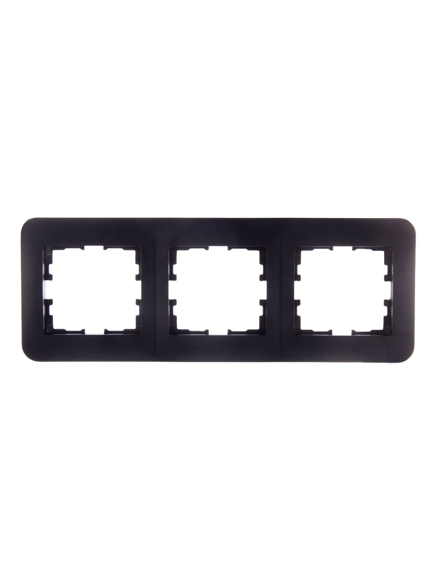 Рамка 3-местная горизонтальная Lezard Karina Life 708-4200-148