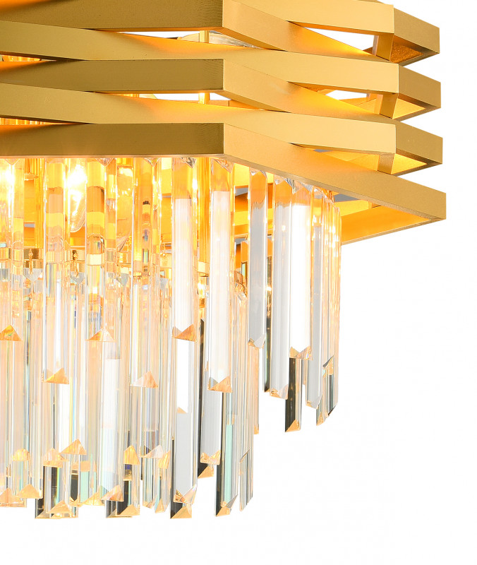 Подвесная люстра Natali Kovaltseva SPEAR 76013/12C GOLD