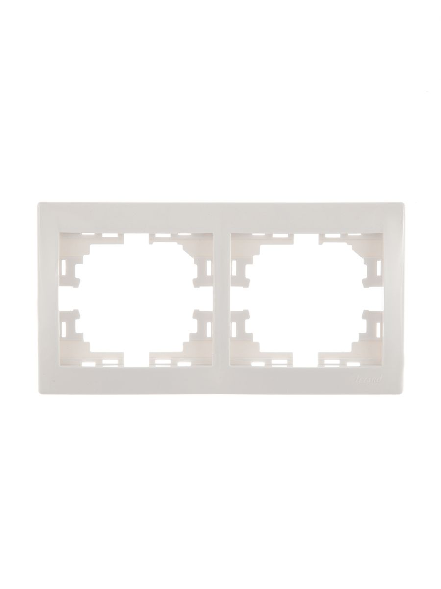 Рамка 2-местная горизонтальная Lezard Mira 701-0200-147