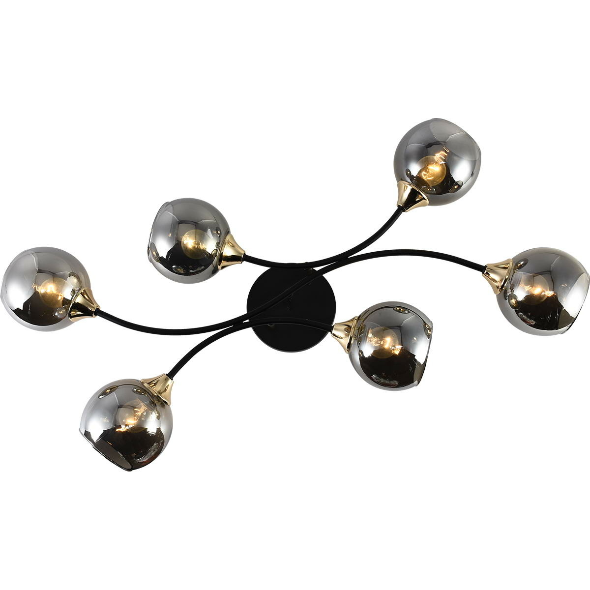 Люстра на штанге Reluce 11353-0.3-06A BK+FGD