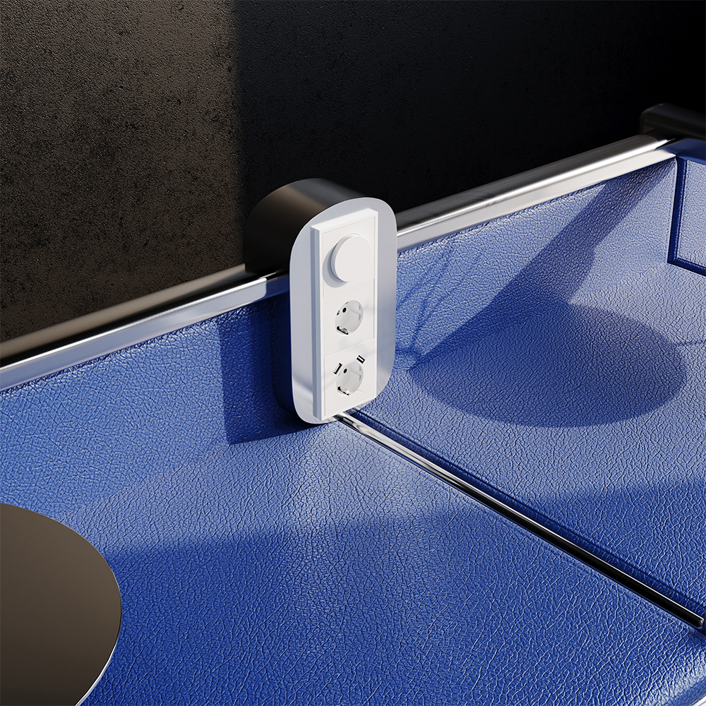 Рамка на 3 поста Voltum S70 VLS100301 (белый глянцевый)