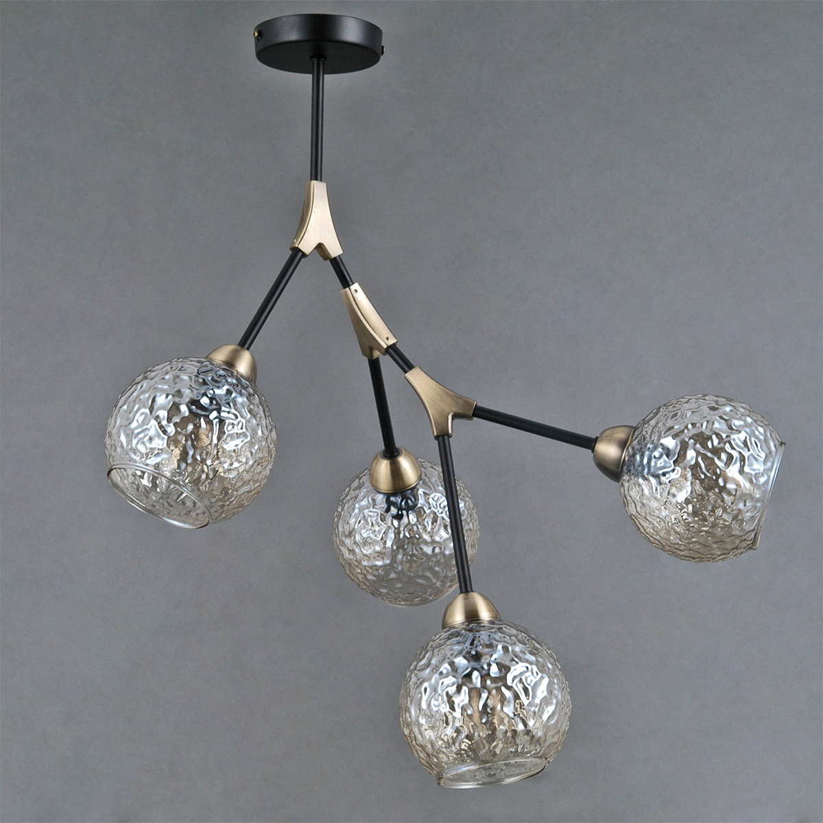 Люстра на штанге Illumico IL0263-4PSQ-79 BK AB