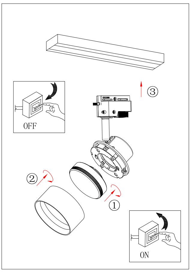 Трековый однофазный светильник ЭРА TR16 GX53 WH Б0048547