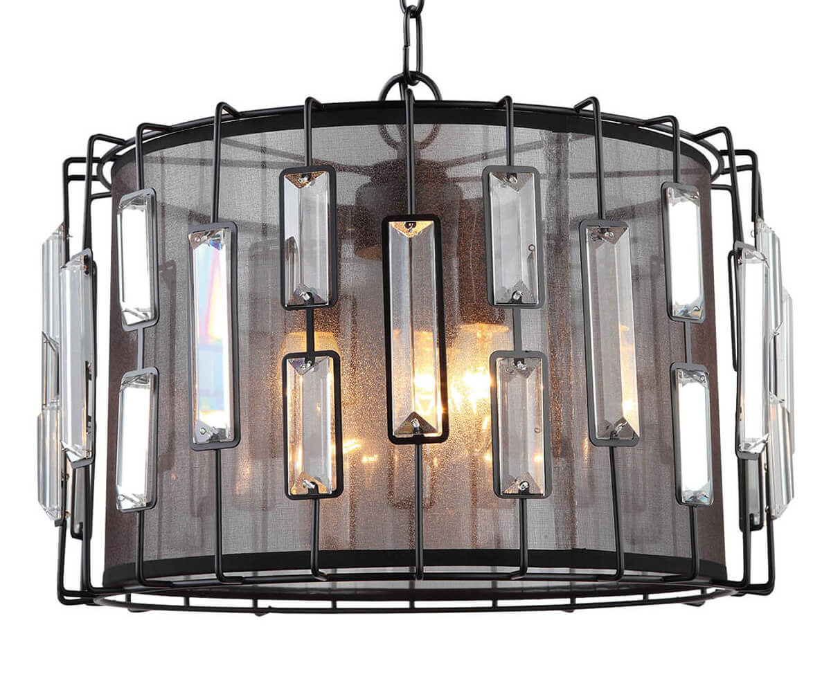 Подвесной светильник Lumien Hall Аглая 0001/3P-BK