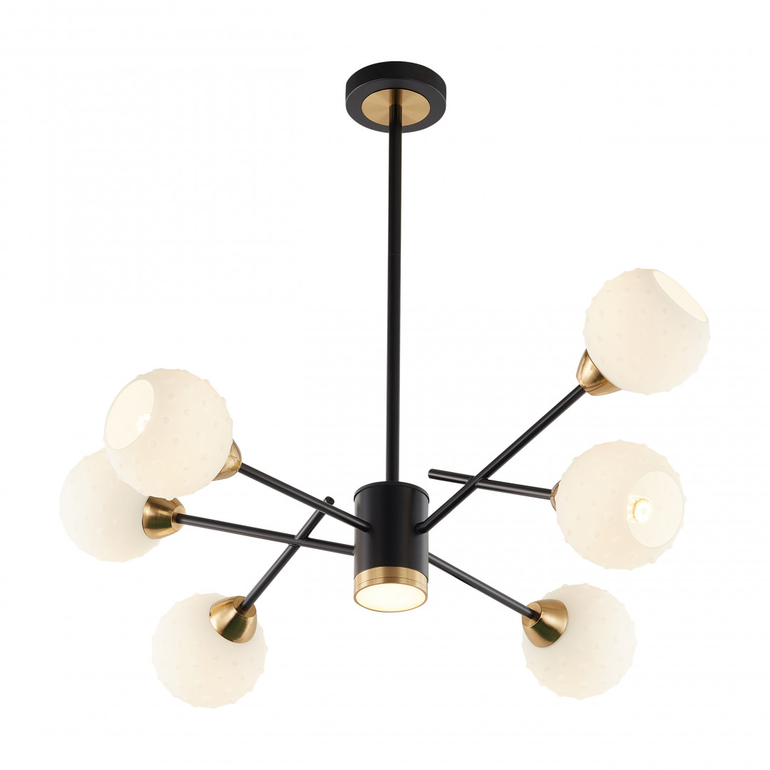 Люстра на штанге Arte Milano Neapolis 278408/6+1 BK/GD