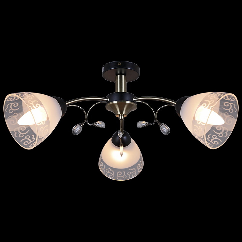 Люстра на штанге Illumico IL0287-3CSQ-29 BK AB