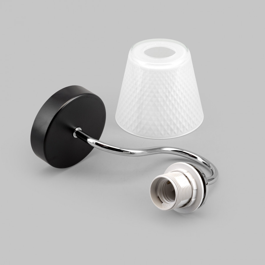 Бра IMEX MD.51941-1-W-BK+WOOD