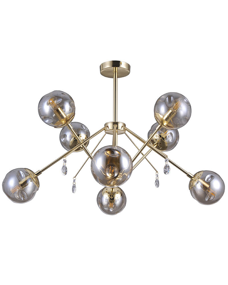 Потолочная люстра Lumien Hall Юнас 4029/8P-DGD-CGC