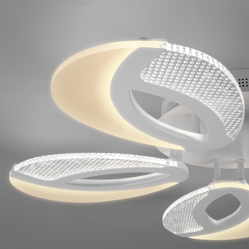 Потолочный светодиодный светильник Eurosvet Flake 90140/5 белый