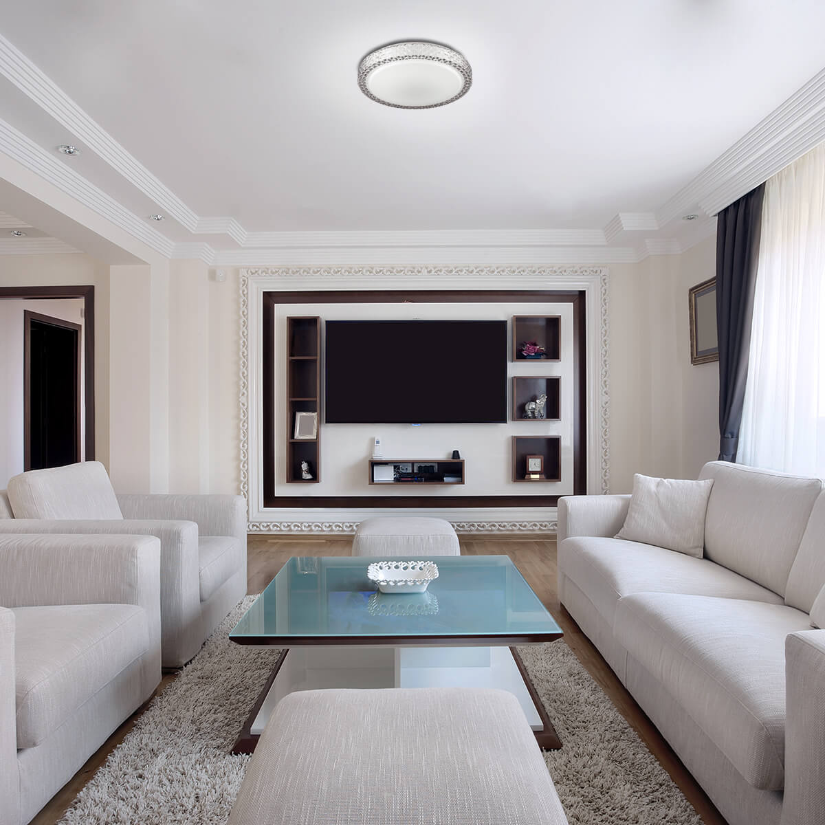 Настенно-потолочный светодиодный светильник Sonex Oksa 2032/E