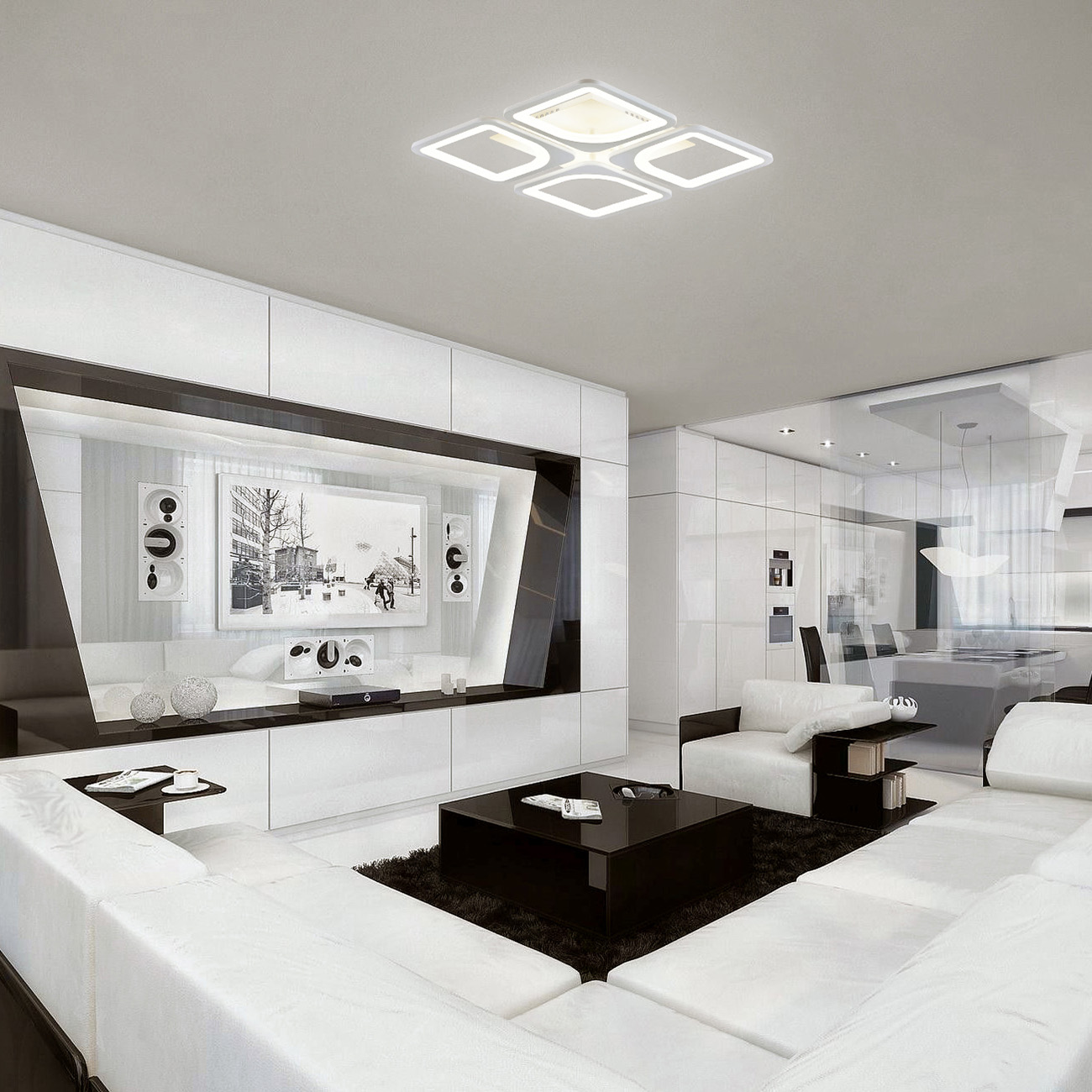 Потолочный светильник Escada Square 10220/4LED 61W в Москве