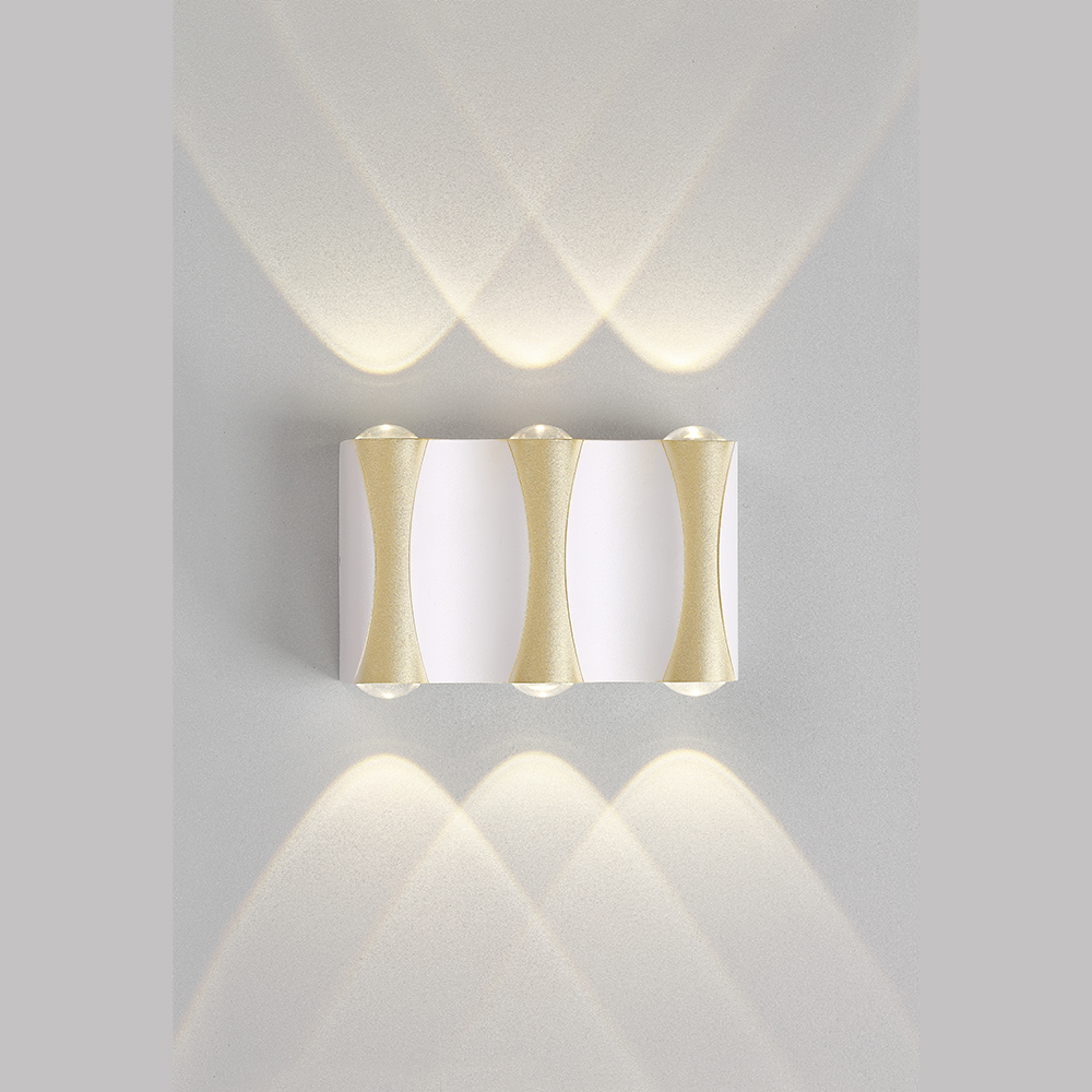 Уличный настенный светильник Crystal Lux CLT 022W3 WH-GO 4000K