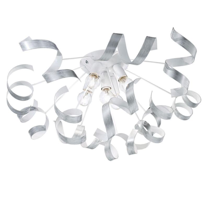 Потолочная люстра Ideal Lux Vortex PL5 Argento 101590