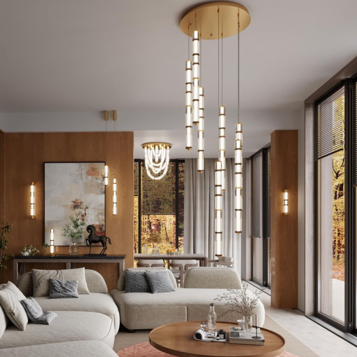 Настольная лампа Odeon Light L-Vision Collier 5455/15TL