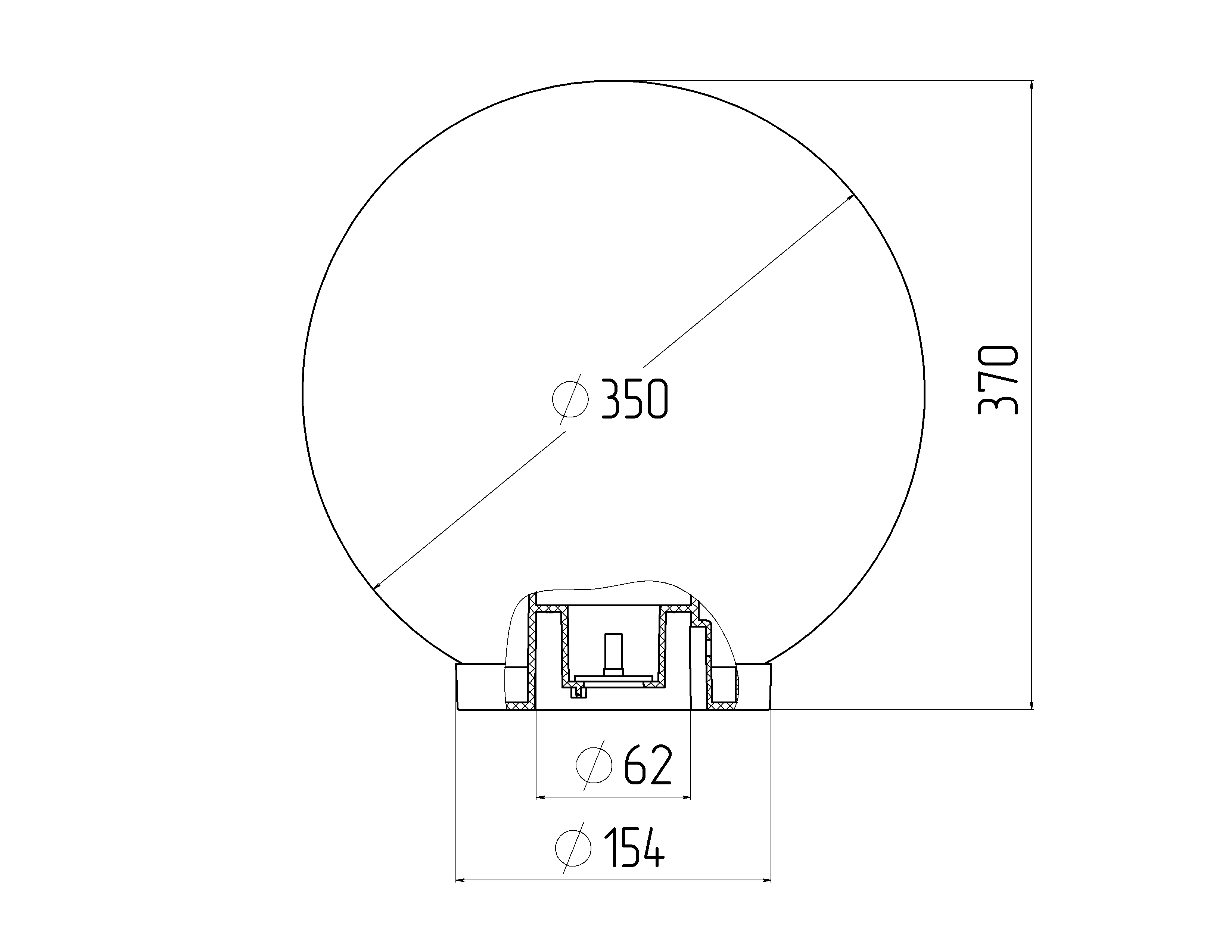 Уличный светильник Эра НТУ 01-100-351 Б0048738