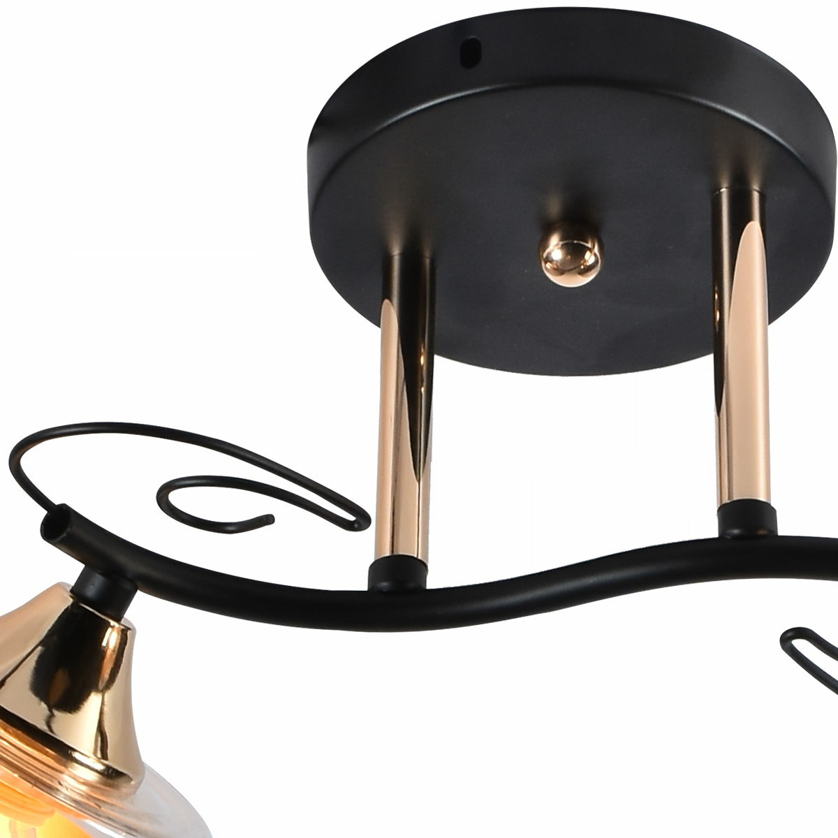 Люстра на штанге Reluce 01295-0.3-02 BK+FGD