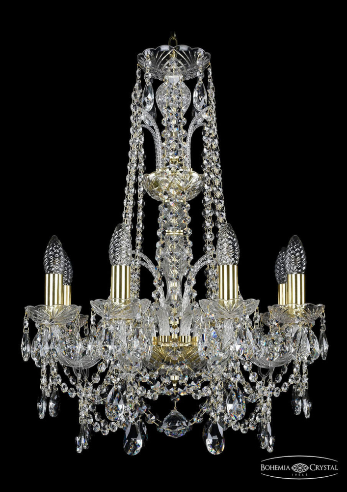 Подвесная люстра Bohemia Ivele 1411/8/160/XL-65/G