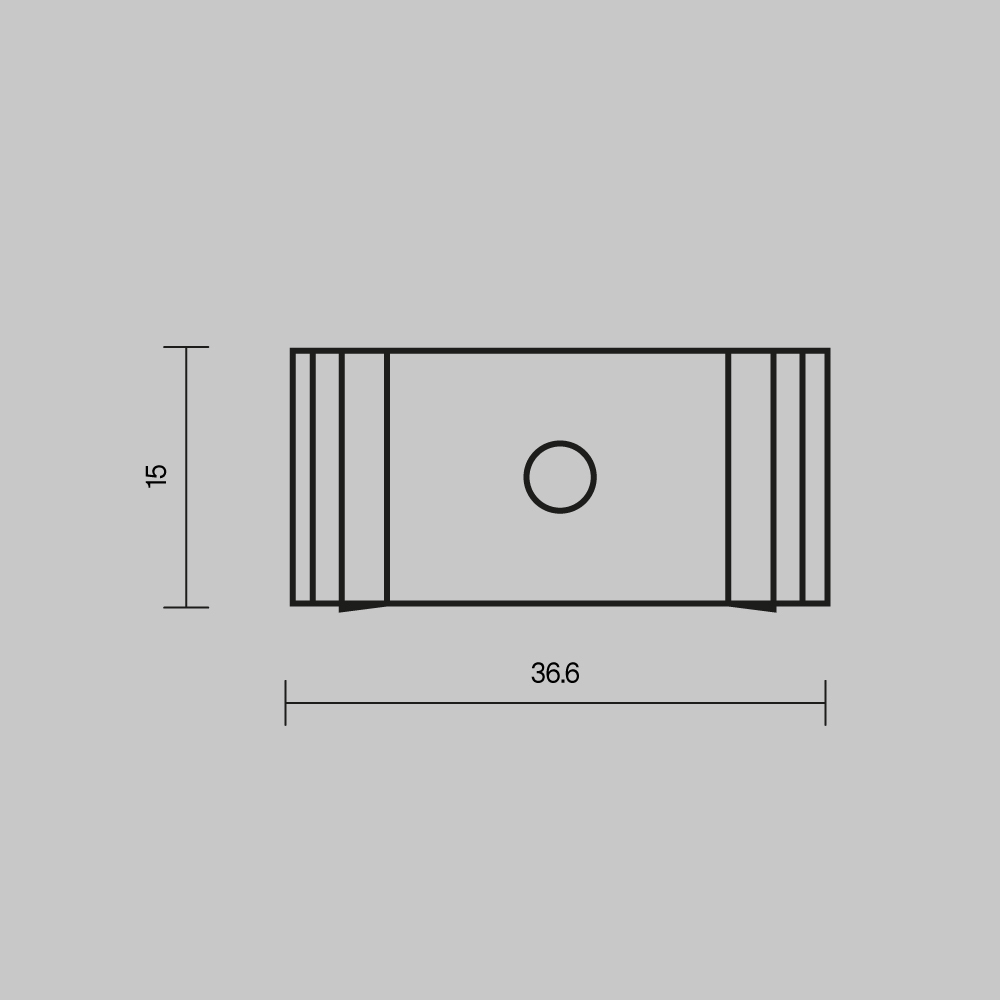 Комплект креплений для профиля 35×35 4шт Maytoni Led Strip ALM-3535A-MT 642032