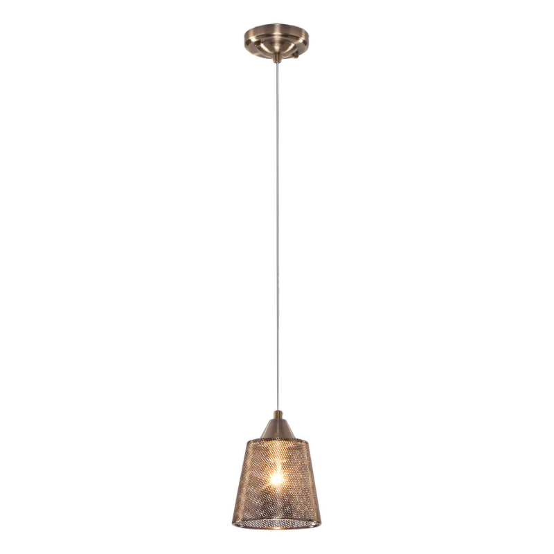 Подвесной светильник Eurosvet Ollie 50016/1 античная бронза