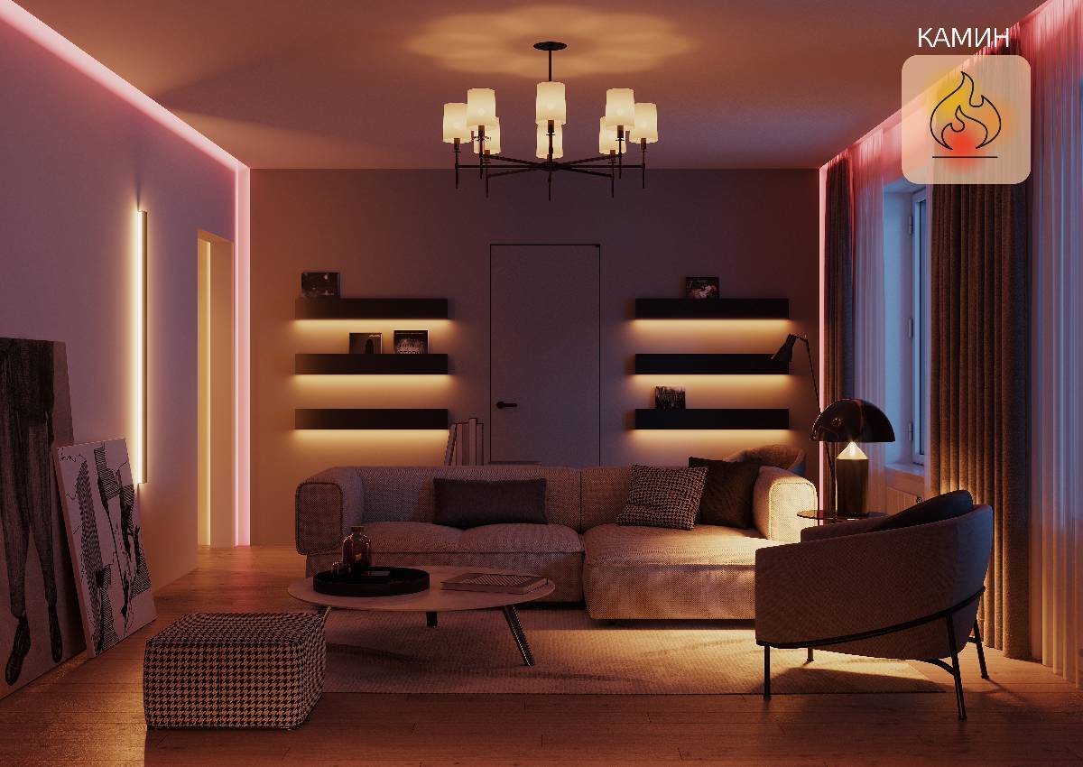 Лампа светодиодная диммируемая Gauss E14 5W 2700-6500K RGBW матовая 1190112