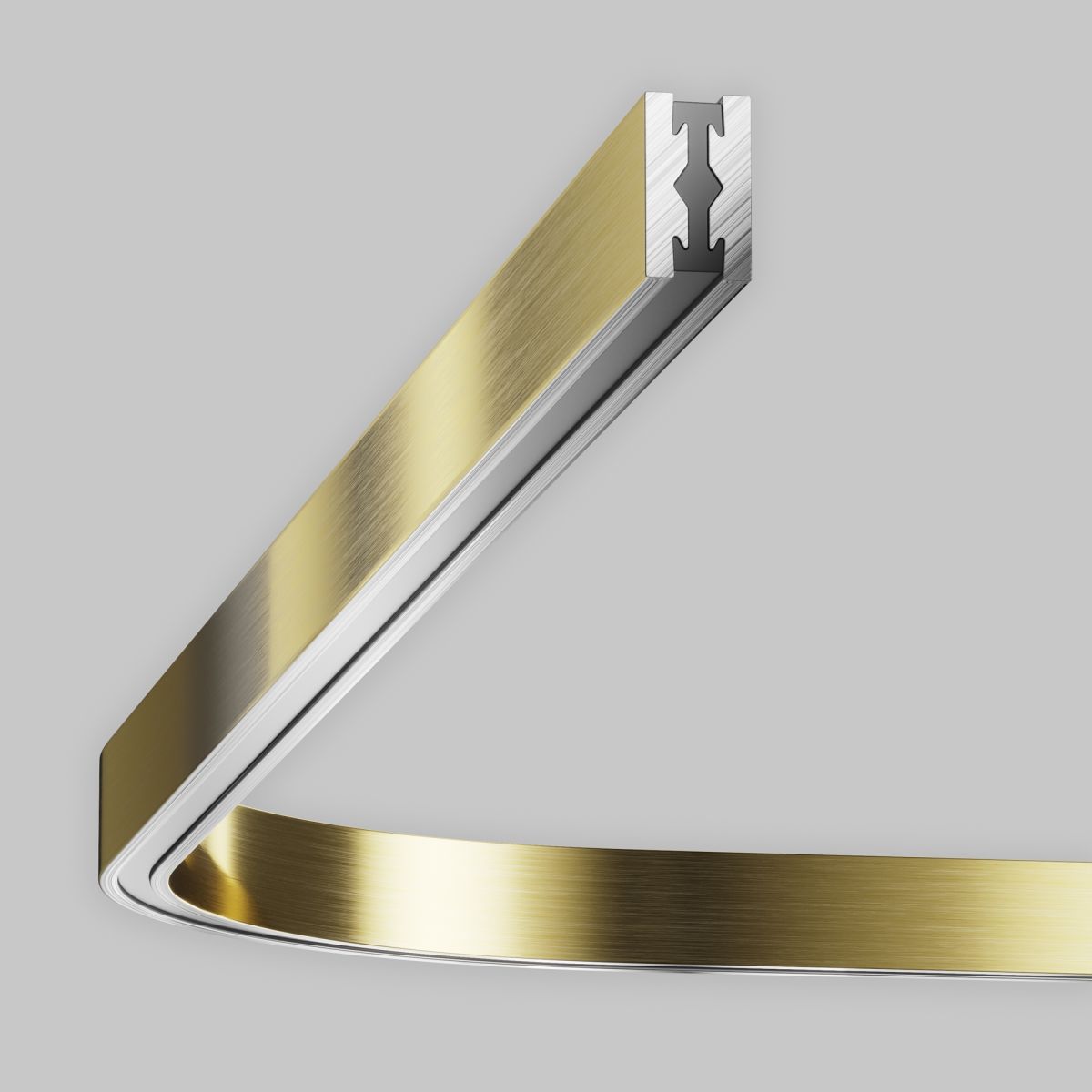 Радиусный коннектор для шинопровода Maytoni Flarity TRX154-RC80-BS