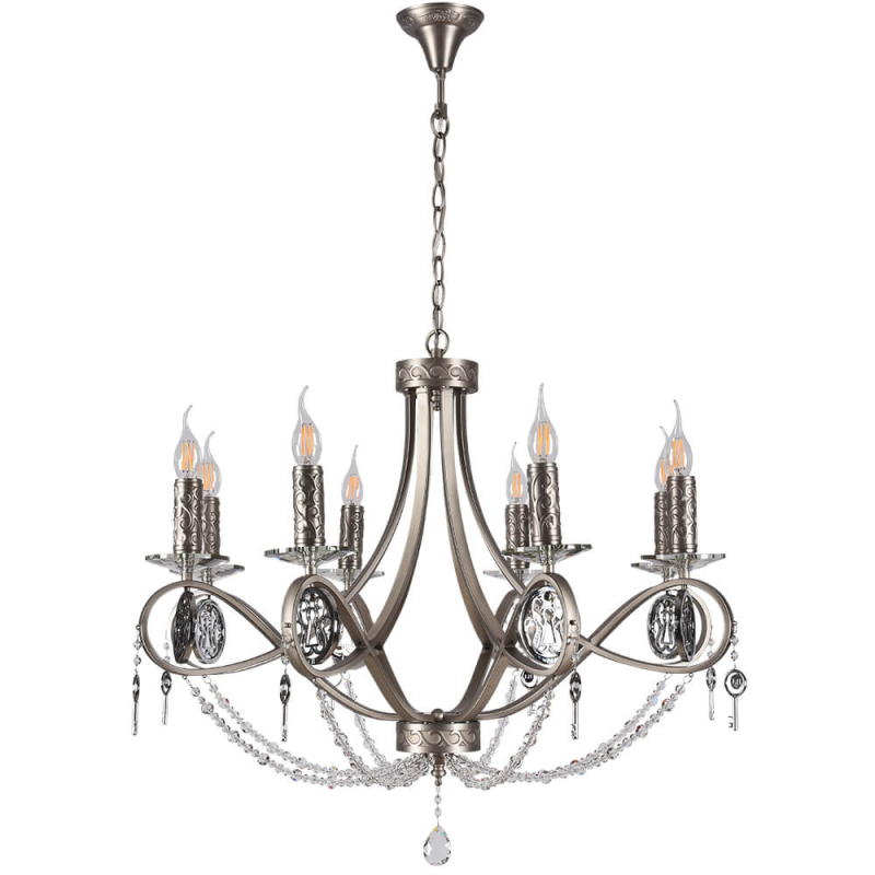 Подвесная люстра Lumien Hall Орабель 2036/8H-SNCR-CL