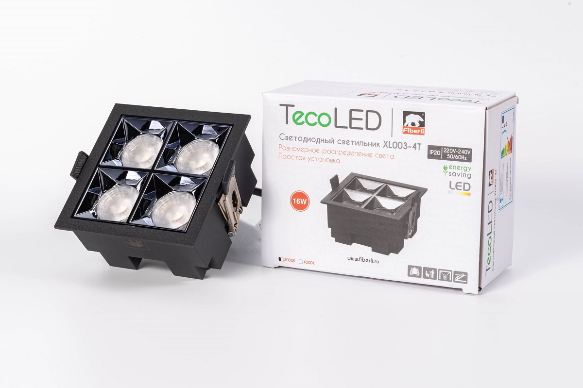Встраиваемый светильник Fiberli XL003-4T 12130303