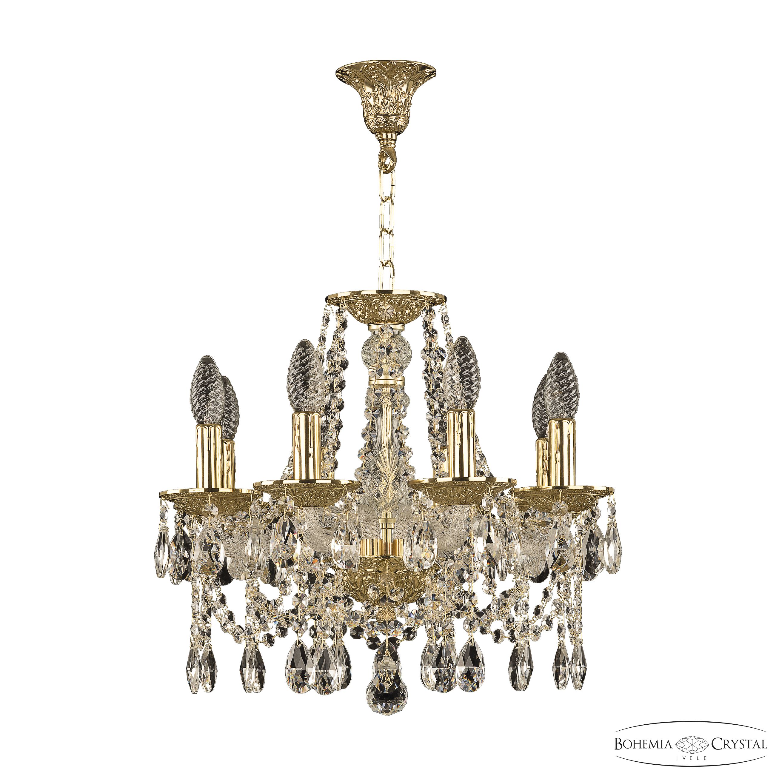 Подвесная люстра Bohemia Ivele Crystal 1607/8/141 G