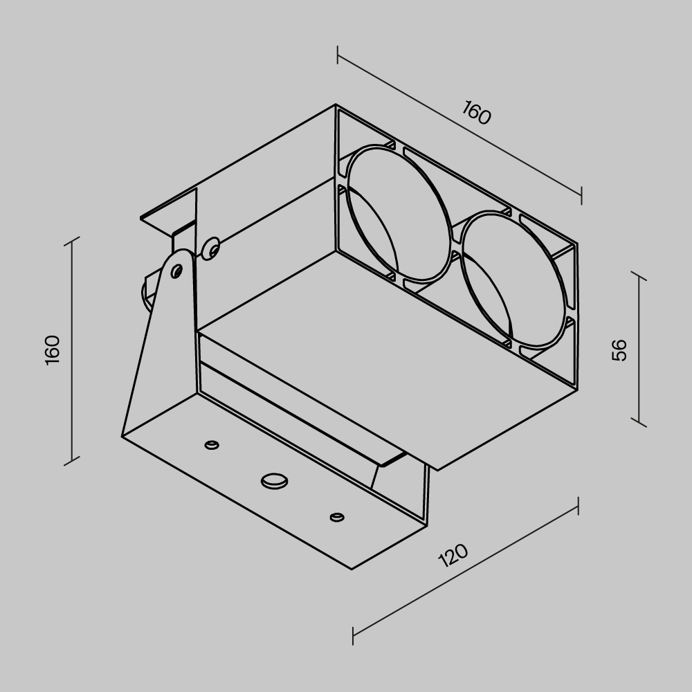 Ландшафтный светильник Maytoni Spot O486FL-L10GF3K
