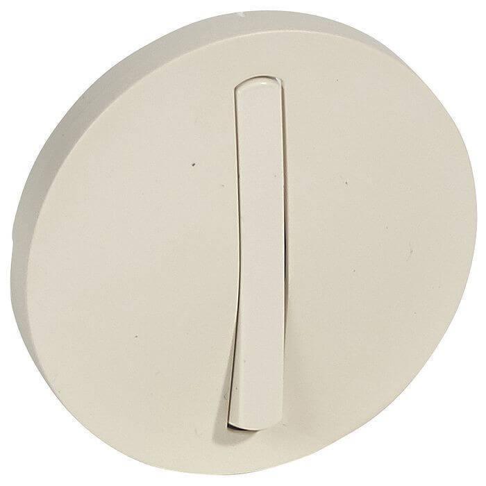 Лицевая панель Legrand Celiane выключателя одноклавишного слоновая кость 066297