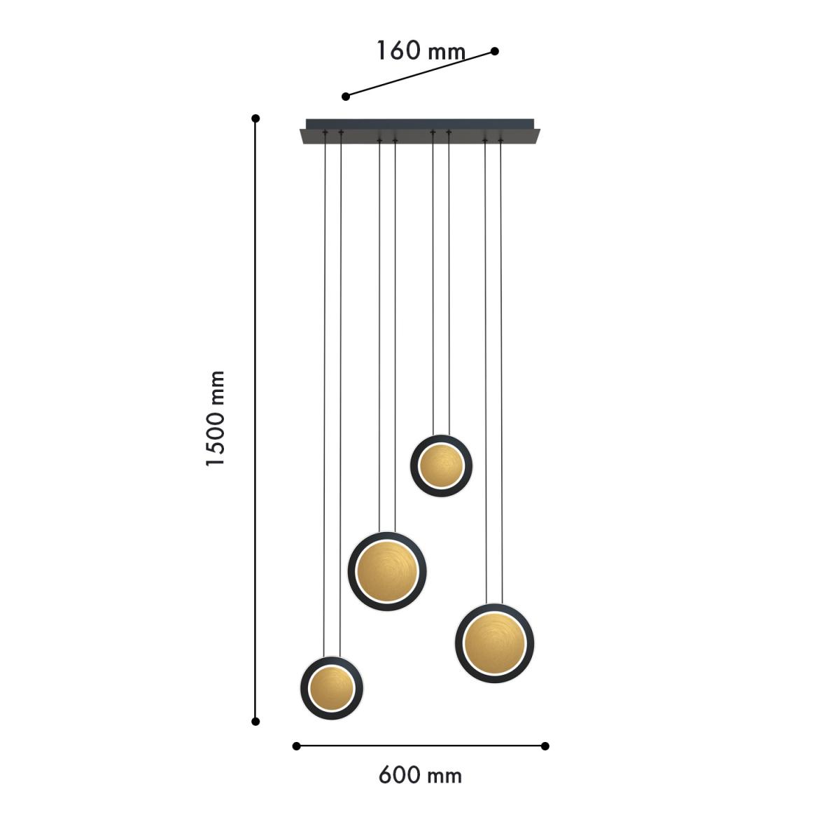 Подвесная люстра Favourite Elation 4562-4P