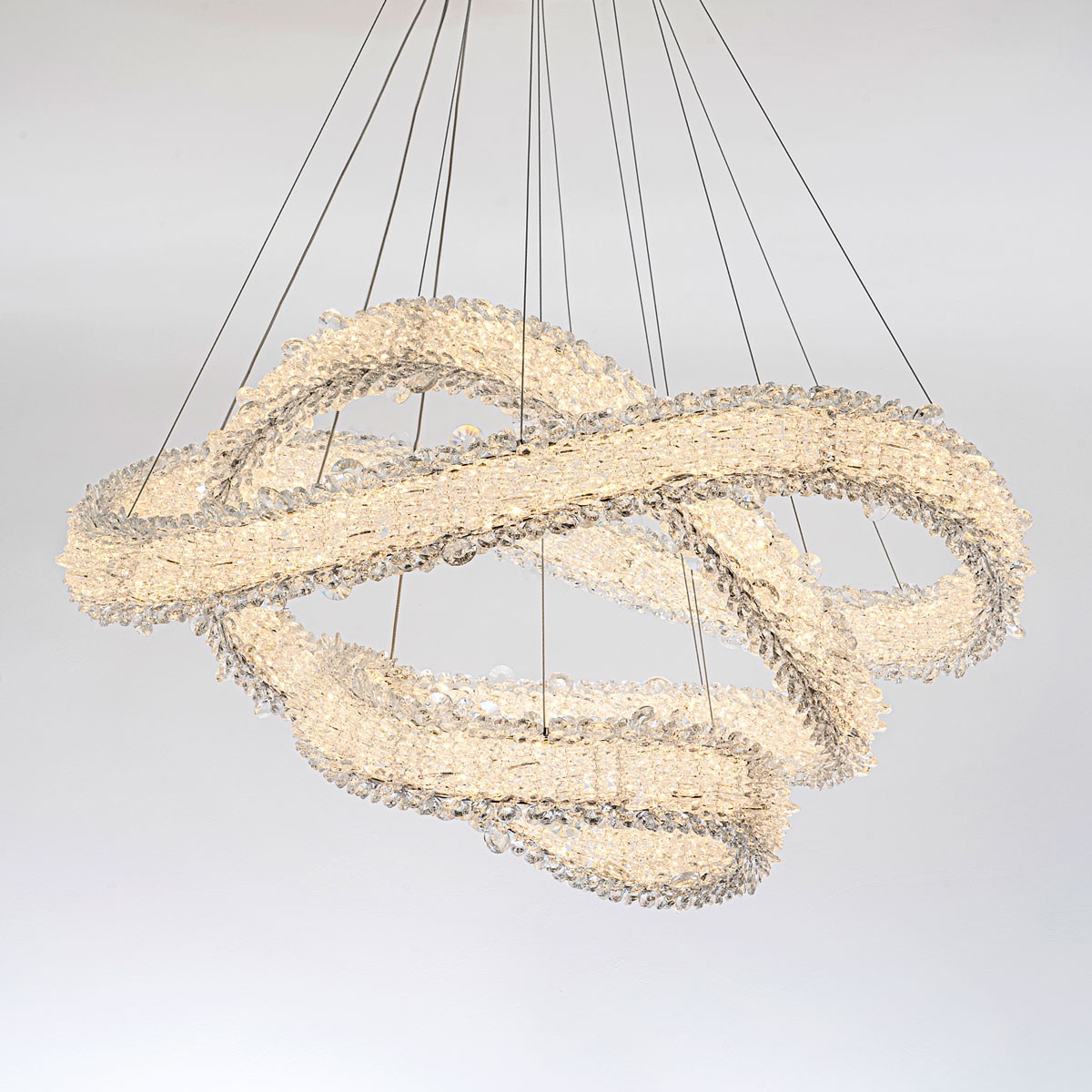 Подвесная люстра неоклассика Modestyle MS.5003.800.600.400 CR