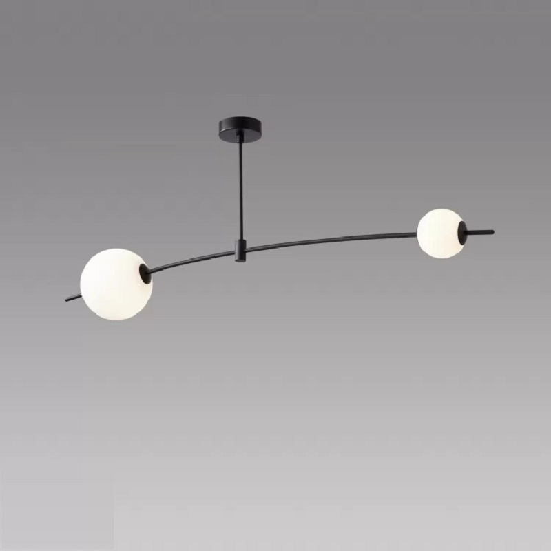 Потолочный светильник длинный iLedex Epical 6827-2 BK+WH