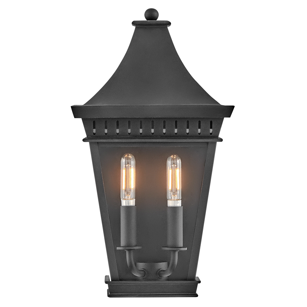 Уличный настенный светильник Hinkley HK-CHAPEL-HILL7-MB