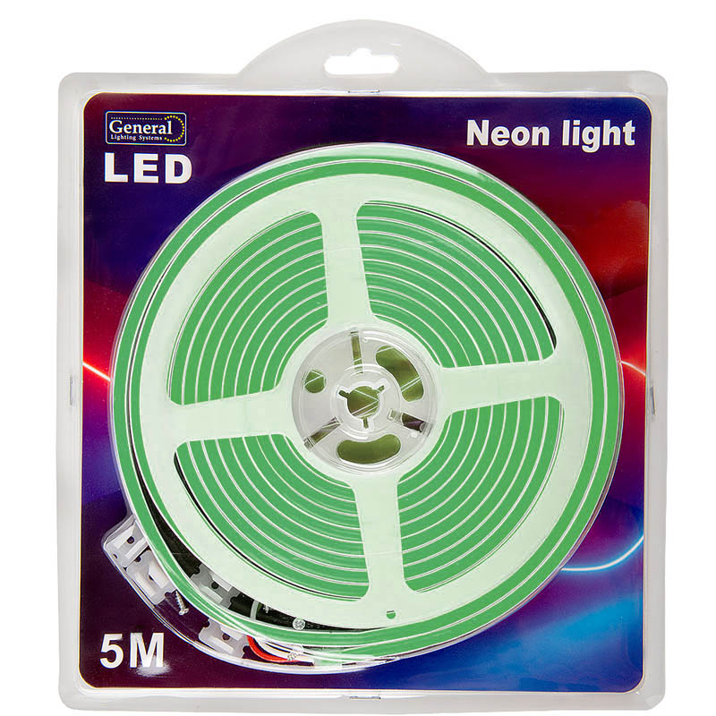 Гибкий неон General GLS-2835-120-9.6-12-NL-IP67-G 512411