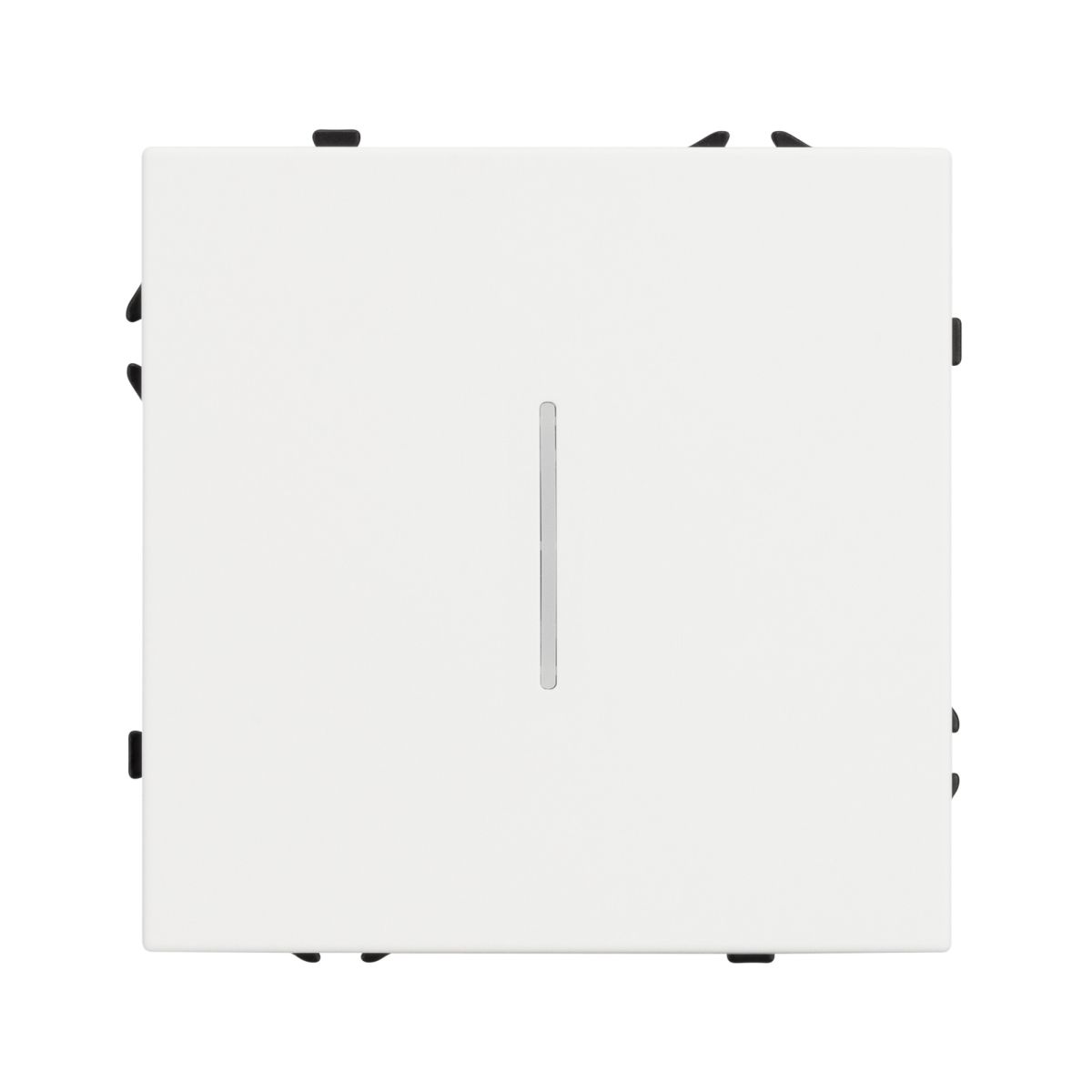 Механизм выключателя одноклавишный проходной Arlight LED SWT-NOBE-MKP1-SFPL-L-WH (230V, 10A) 054236