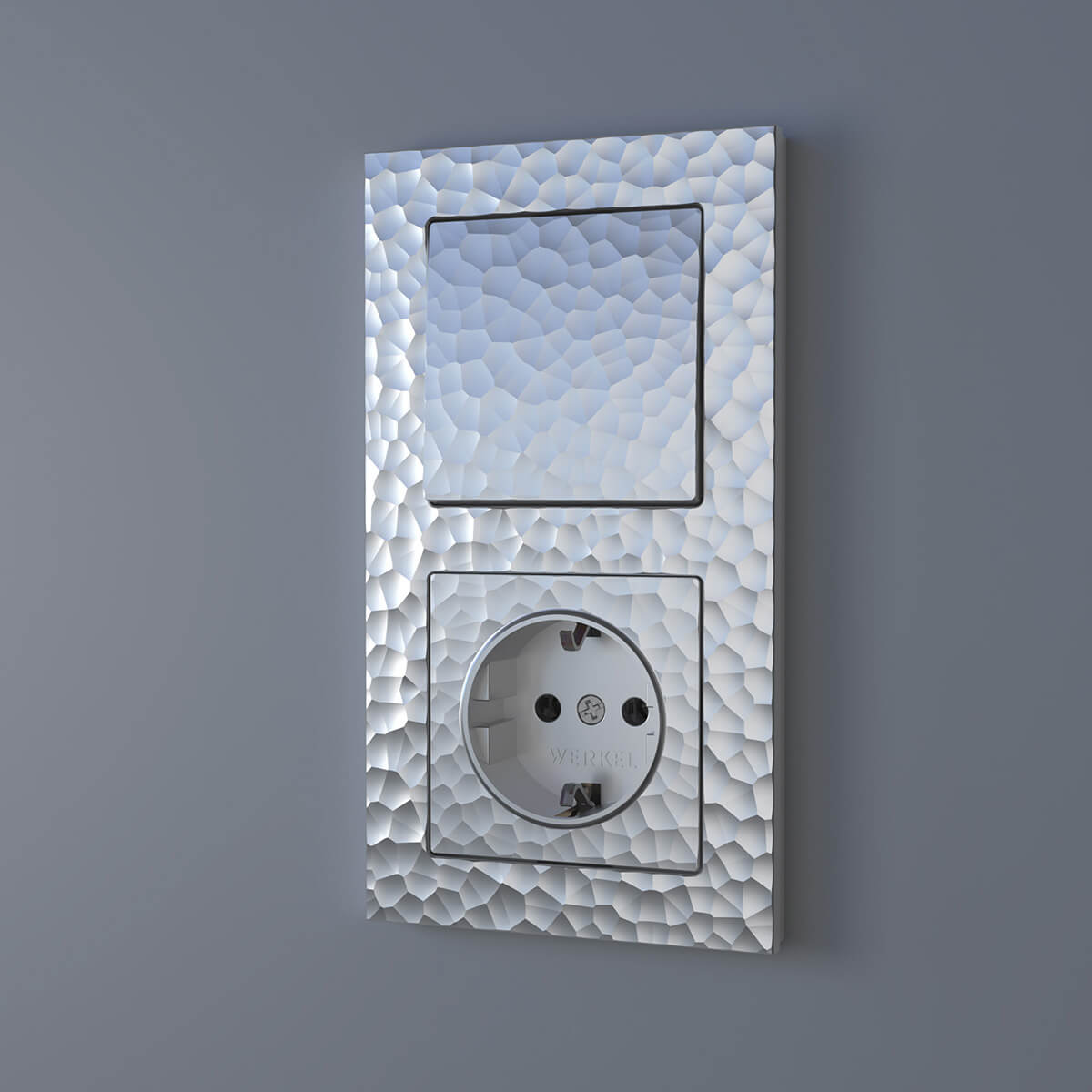 Розетка Werkel Hammer серебряный 4690389162824