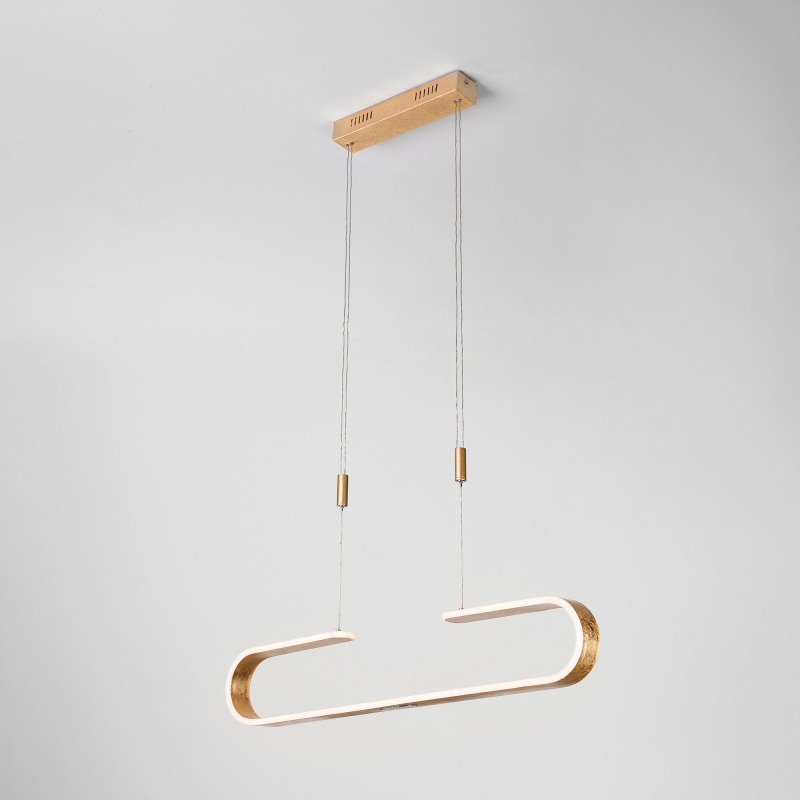 Подвесной светодиодный светильник Eurosvet Sender 90072/1 золотой