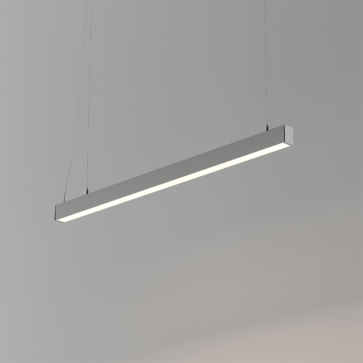 Линейный подвесной светильник Arlight SP-LINE-HANG-4970-L970-41W Day4000 (RAL9006, 120 deg, 230V) 049577