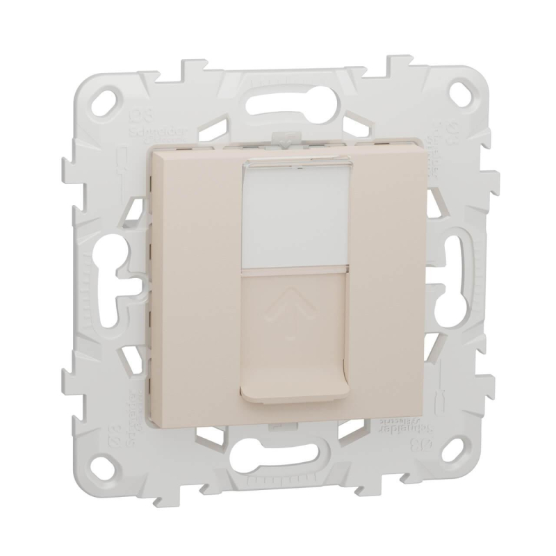 Лицевая панель RJ45 Keystone/Systimax Schneider Electric Unica New NU546144