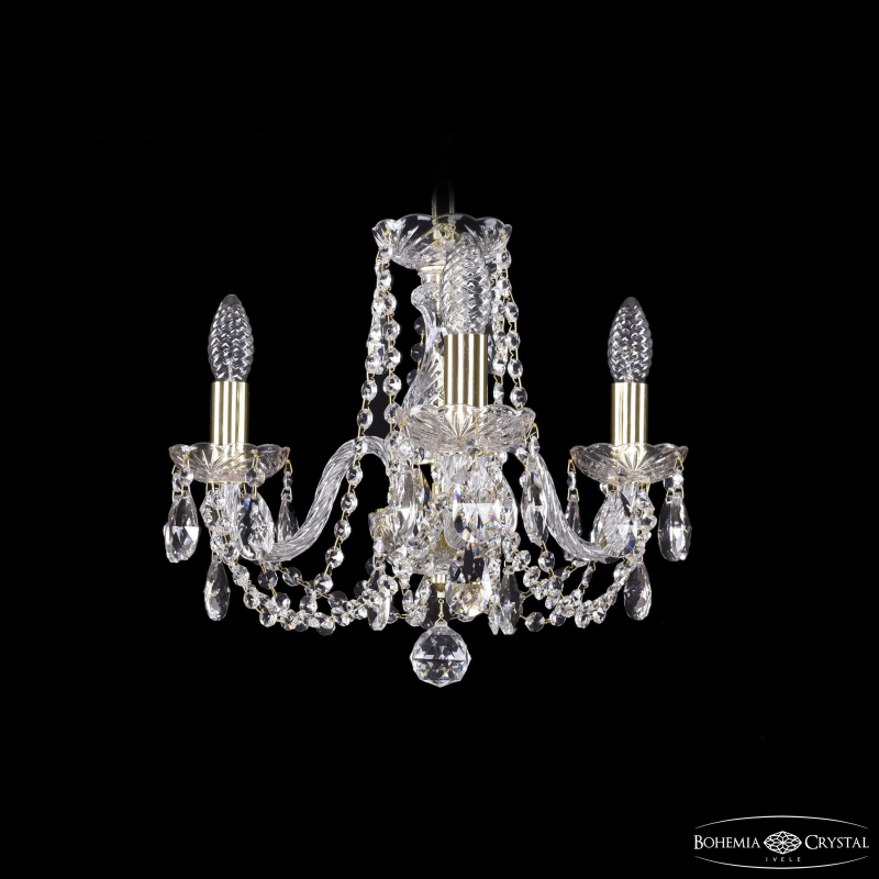 Подвесная люстра Bohemia Ivele Crystal 1402/3/141 G