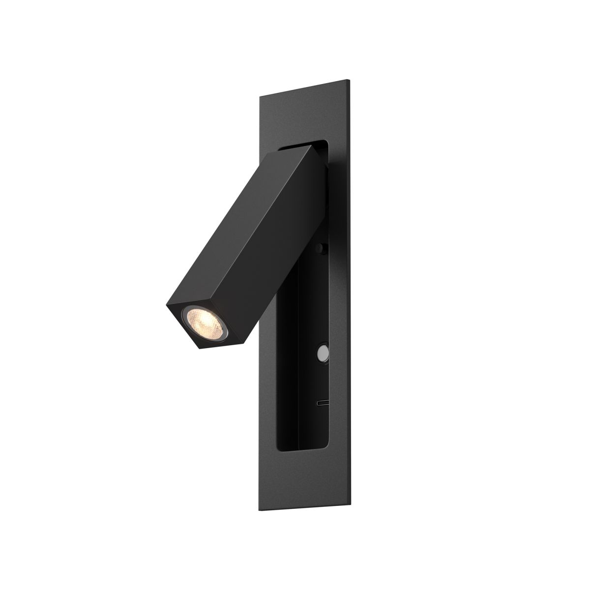 Настенный светильник черный Maytoni Axiom MOD495WL-L3B3K1