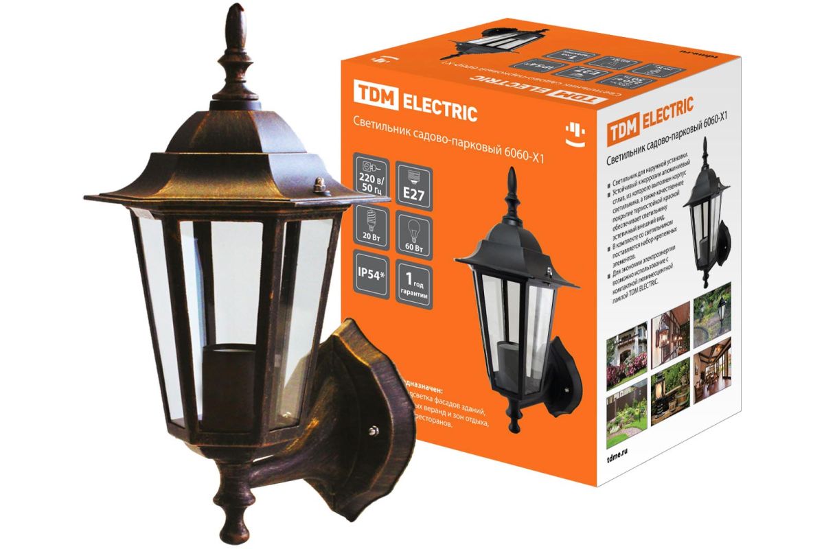 Уличный настенный светильник TDM Electric 6060-11 SQ0330-0011