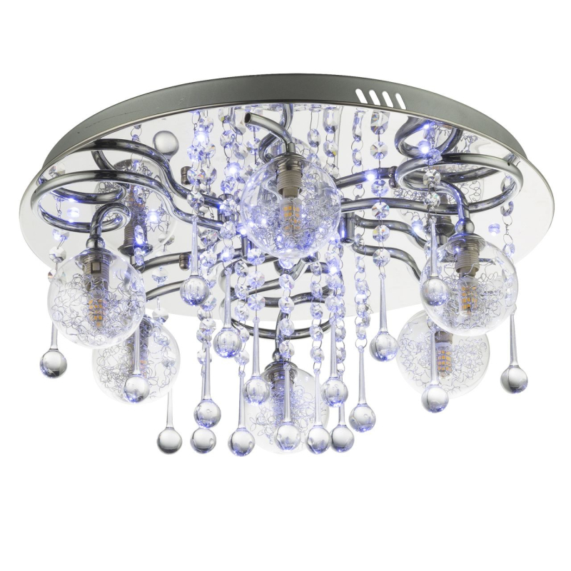 Потолочная светодиодная led люстра Globo Pacaya 68195-6