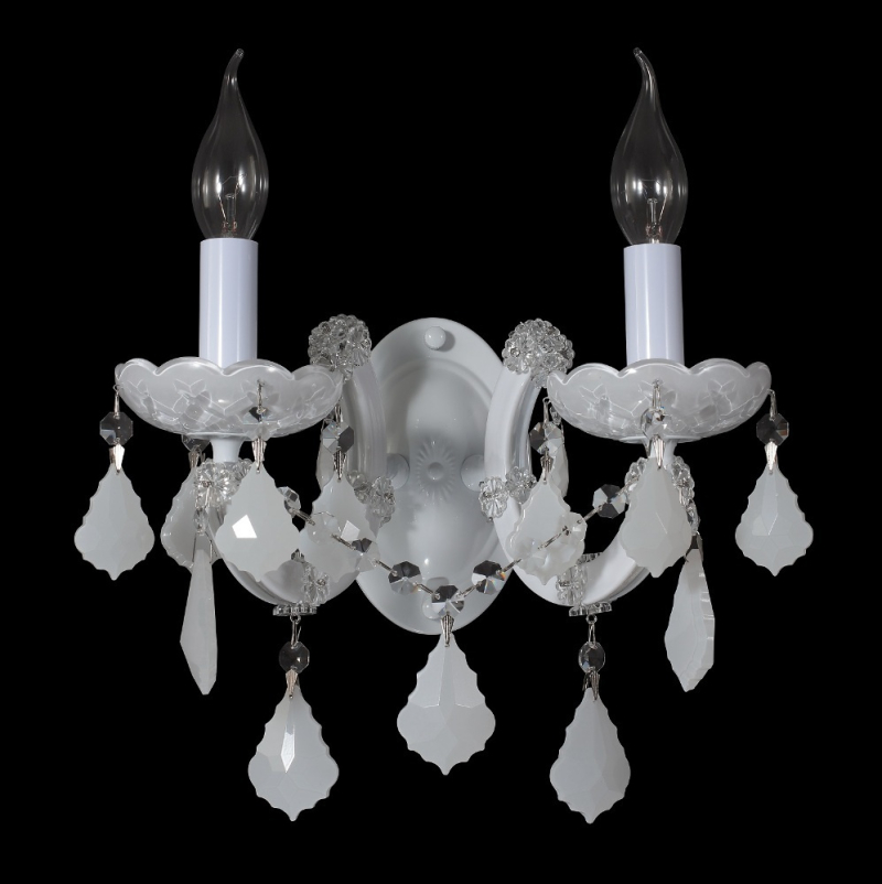Бра Crystal Lux Ines AP2 White