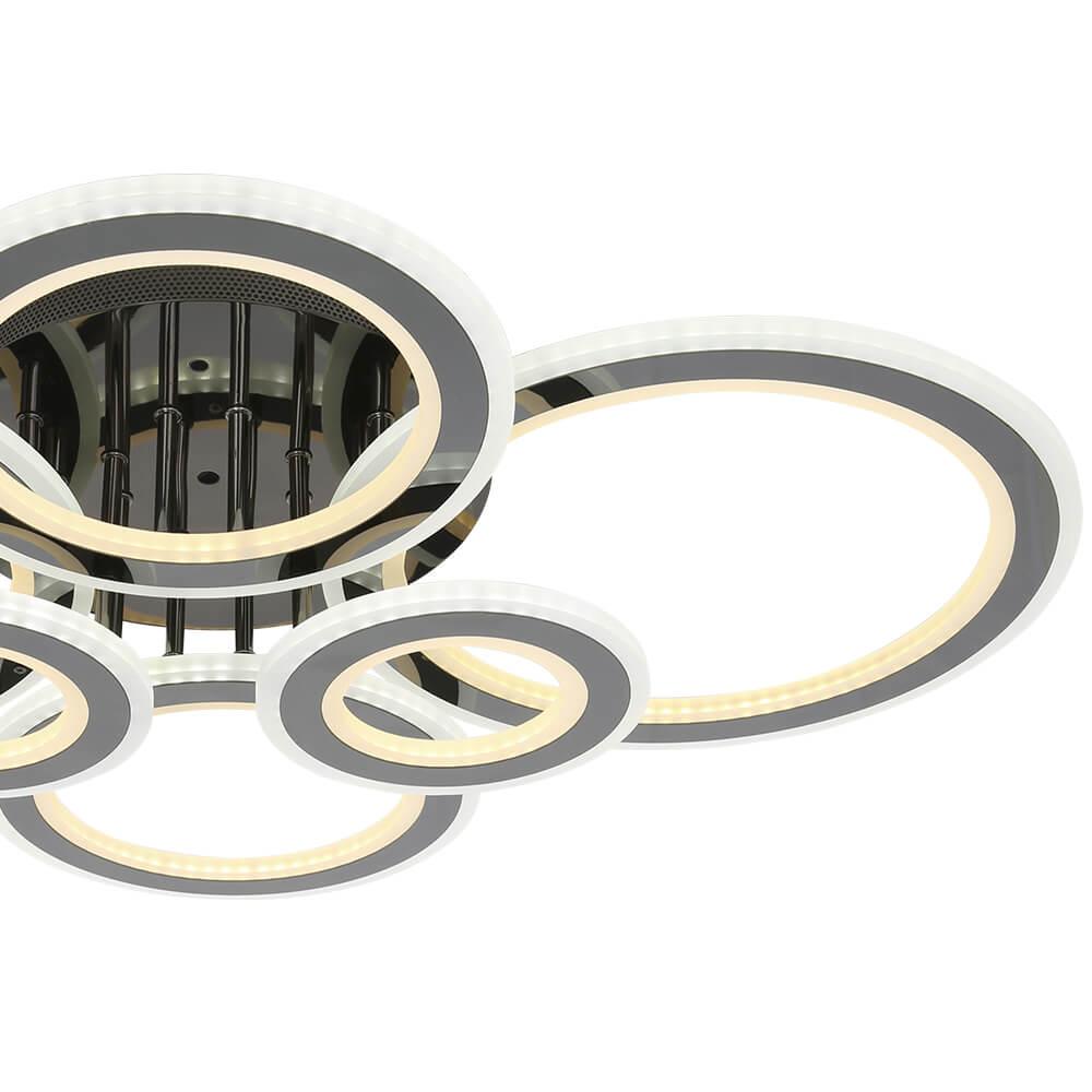 Потолочная светодиодная люстра Seven Fires Eveik SF7010/6C-A-BKCR