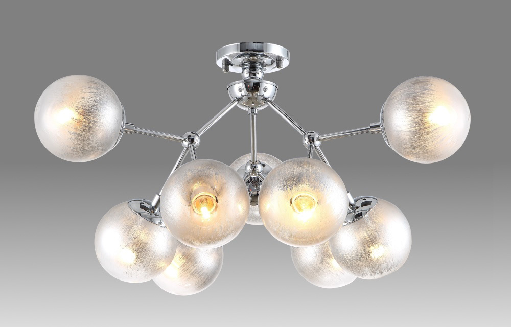 Потолочная люстра Crystal Lux Medea PL9 Chrome