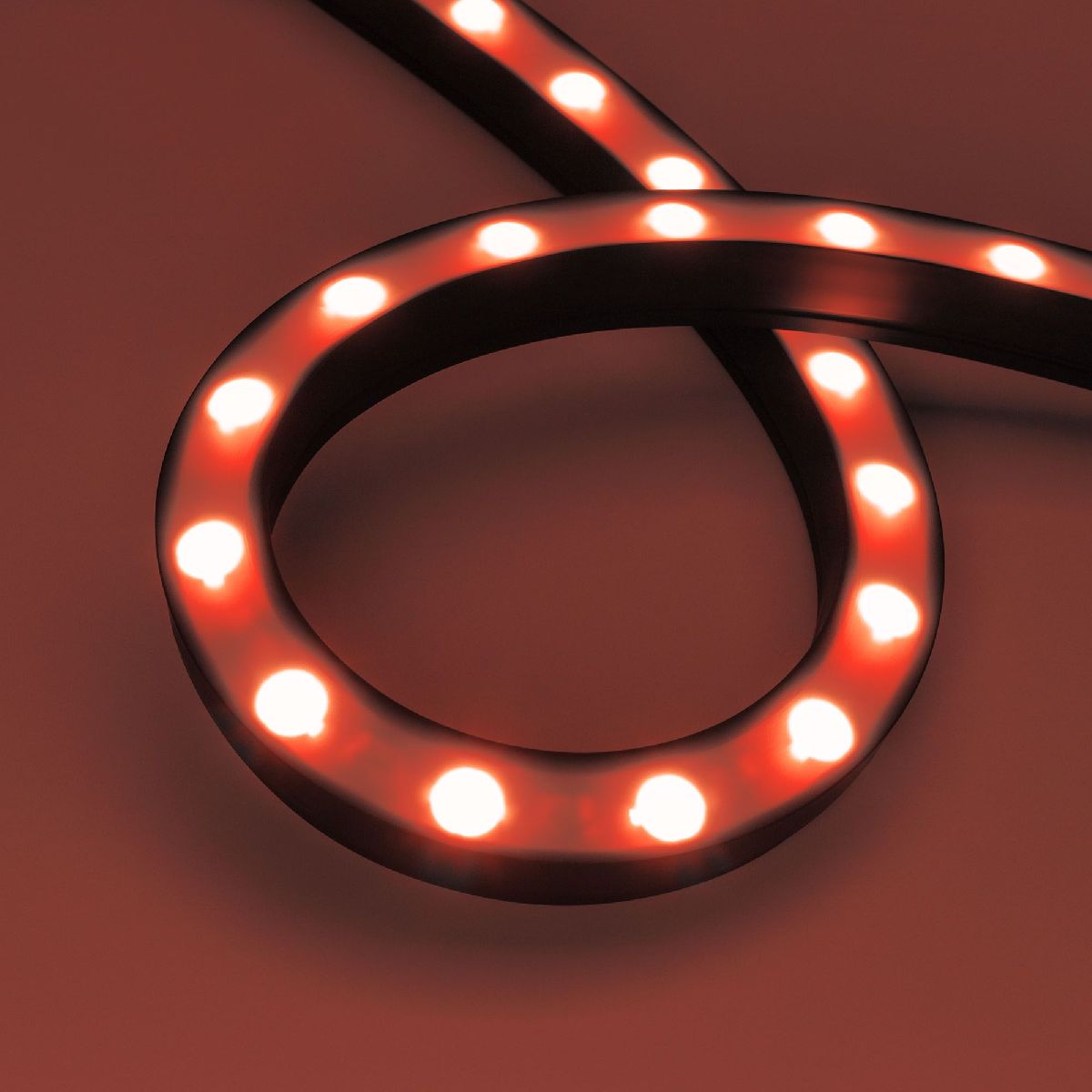 Грейзер Arlight DMX THOR-3D-F24-25x27mm 24V RGBW-Warm 3000 (24 W/m, IP65, 1m, wire x2) 045264