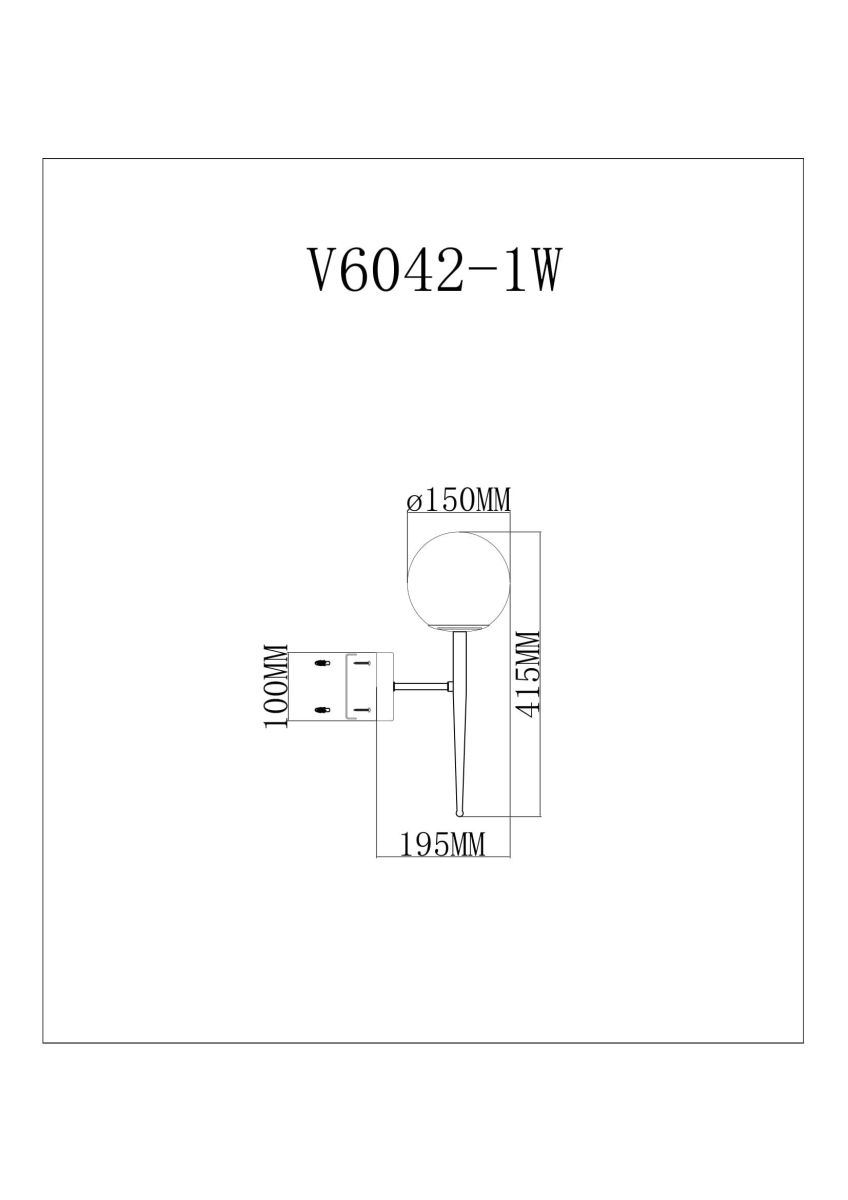 Бра Moderli Scrumbel V11561-1W